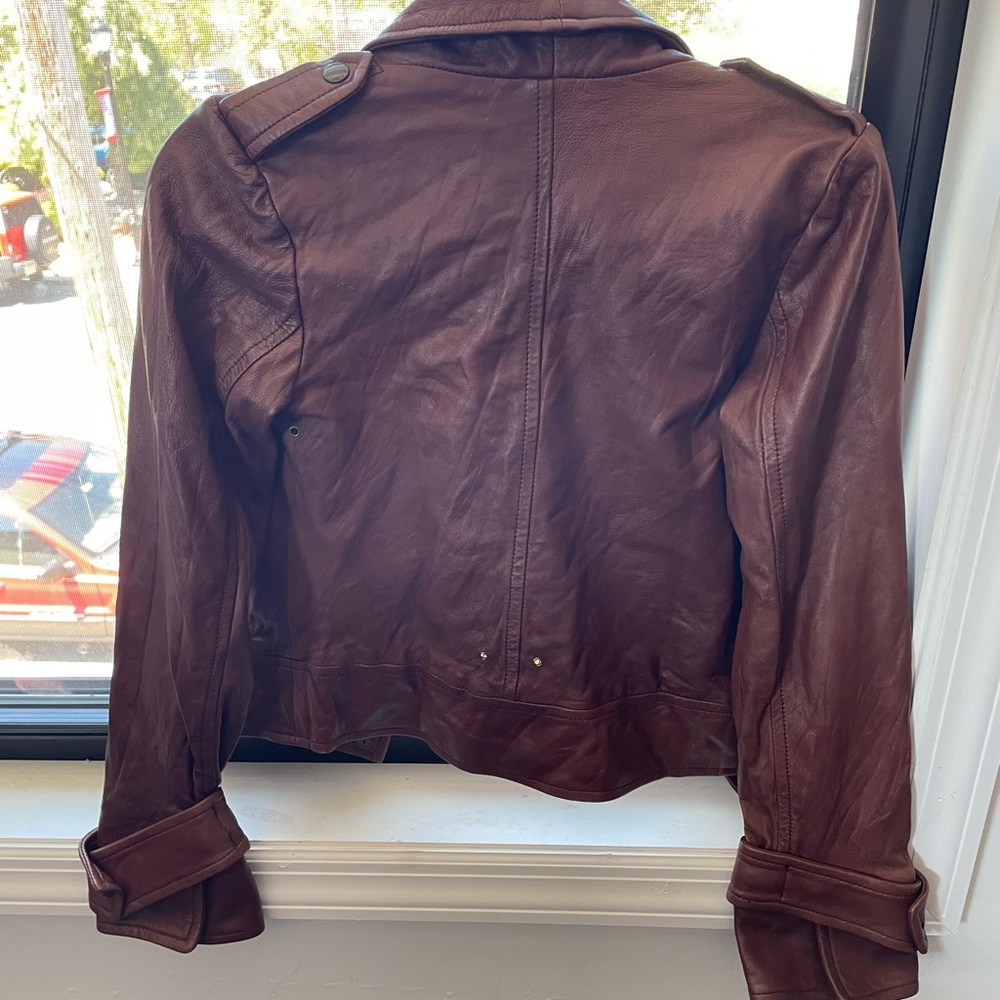 Mike & Chris Leather Jacket. Small - image 3